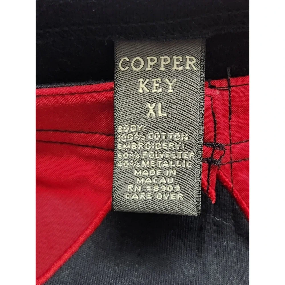 VTG Copper Key Women's Christmas Presents Cardigan Sweater Size XLarge - Picture 2 of 6